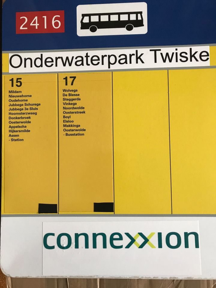 Bus Onderwaterpark Twiske morgen te water