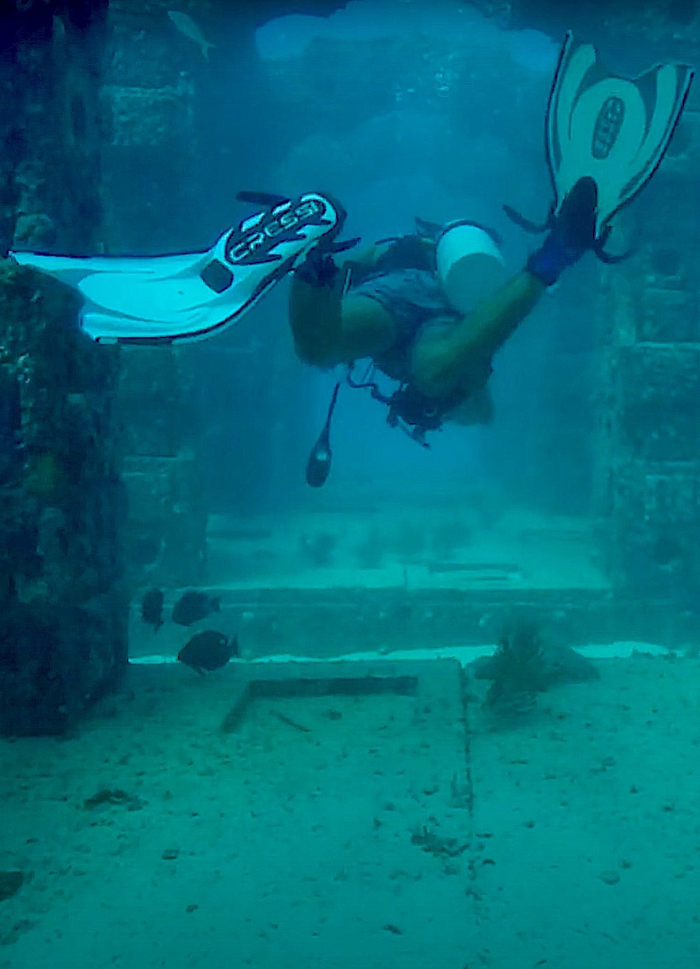 De onderwater begraafplaats voor sportduikers