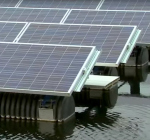 Test met drijvende zonnepanelen in het Oostvoornse Meer